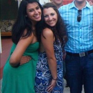 Blue tribal patterned maxi